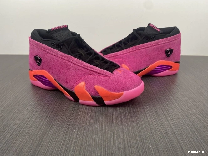 Reps LUCY Shocking DH4121-600 (W) Pink 14 Retro Low Jordan 0716